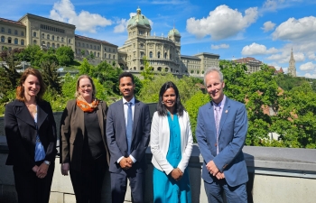 First Secretary Veena Tirkey met officials of Swiss Federal Office of Justice on 29 May 2024